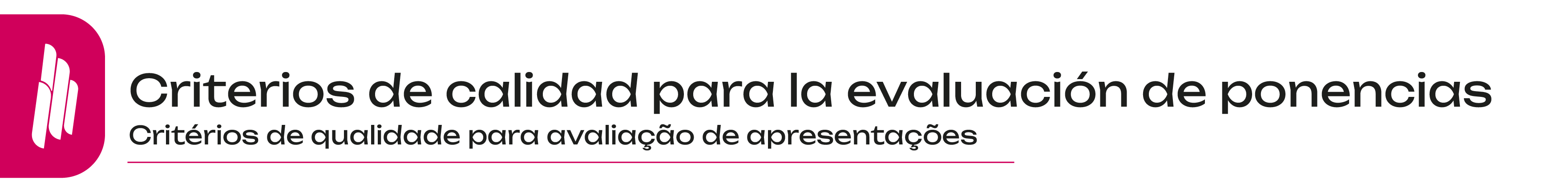 Criterios y formatos para la evaluación de ponencias